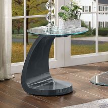 Furniture of America FOA4042GY-E-TABLE Nahara - End Table - Gray