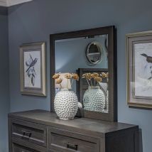 Liberty Furniture 271-BR51 Caruso Heights - Landscape Mirror - Aged Whiskey