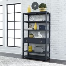 Liberty Furniture 2030-AB3970 East End - Accent Bookcase - Wirebrushed Denim