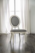 Furniture of America CM3872WH-SC-2PK Kathryn - Side Chair (Set of 2) - Antique White / Gray