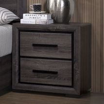 Furniture of America CM7549N Conwy - Nightstand - Gray