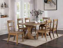 Furniture of America CM3389NT-T-TABLE Leonidas - Dining Table - Natural Tone