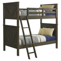 Intercon TA-BR-6360TB-RVR-C Tahoe Youth - Twin Over Twin Bunk Bed - River Rock
