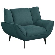 Coaster Fine Furniture 511163 Acton - Upholstered Flared Arm Accent Chair - Teal Blue