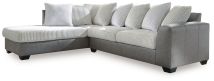 Benchcraft® 31503S1 Benchcraft® 31503S1 Clairette Court - 2-Piece Sectional With Laf Corner Chaise - Alloy