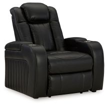 Signature Design by Ashley® 9070313 Caveman Den - Midnight - Power Recliner/ Adj Headrest
