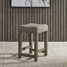 Liberty Furniture 172-OT9001 Parkland Falls - Upholstered Console Stool - Weathered Taupe