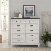 Liberty Furniture 417-BR32 Allyson Park - 11 Drawer Chesser - White