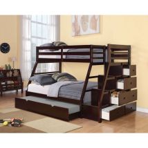 ACME 37015 Jason - Twin Over Full Bunk Bed - Espresso