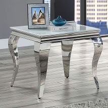 Furniture of America CM4903WH-E-TABLE Wetzikon - End Table - White