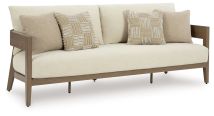 Ashley Furniture P671-838 Serene Bay - Sofa With Cushion - Dark Brown / White