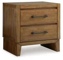 Ashley Furniture B833-92 Sherbana - Two Drawer Night Stand - Light Brown