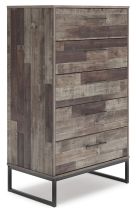 Signature Design by Ashley® EB2120-245 Neilsville - Black / Gray - Five Drawer Chest