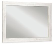 Ashley Furniture B181-36 Paxberry - Bedroom Accent Mirror - Whitewash