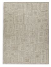Ashley Furniture R406900 Brickburgh - 10' x 14' Rug - Gray / Ivory / Honey