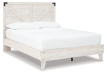 Ashley Furniture EB4121B1 Ashley Furniture EB4121B1 Shawburn - Queen Panel Platform Bed - Whitewash
