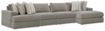 Ashley Furniture 58103S14 Ashley Furniture 58103S14 Avaliyah - 4-Piece Sectional With Raf Corner Chaise - Ash