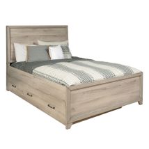 Samuel Lawrence Furniture S496-YBR-K11 River Creek - Full Panel Bed with Trundle - River Birch Brown