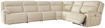 Ashley Furniture U13001S7 Ashley Furniture U13001S7 Double Deal - 6-Piece Power Reclining Sectional - Almond
