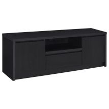 Coaster Fine Furniture 706222 Winfield - 60" 2-Door TV Stand Media Console - Black