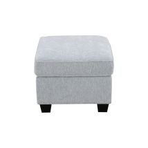 Intercon SY-OT-ASH34-SGC-C Ashbury - Ottoman - Soft Gray
