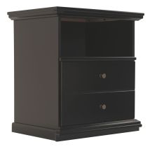 Ashley Furniture B138-91 Maribel - One Drawer Night Stand - Black