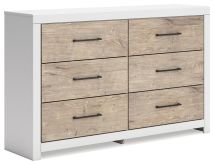 Signature Design by Ashley® B2035-31 Charbitt - Two-tone - Six Drawer Dresser