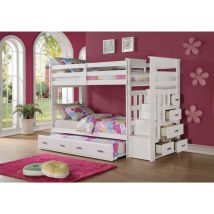 ACME 37370 Allentown - Twin Over Twin Bunk Bed & Trundle - White