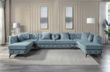 ACME LV01161 Atronia - Sectional Sofa - Deep Green Fabric
