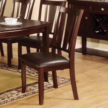 Furniture of America CM3336SC-2PK Edgewood - Side Chair (Set of 2) - Espresso