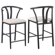 Coaster Fine Furniture 105539 Dolman - Counter Height Dining Side Chair (Set of 2) - Beige