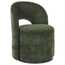 Coaster Fine Furniture 907530 Harjo - Velvet Upholstered Swivel Accent Chair - Olive Green