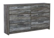 Ashley Furniture B221-31 Baystorm - Six Smooth Drawer Dresser - Gray