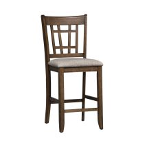Liberty Furniture 227-B920124 Santa Rosa - Lattice Back Counter Chair - Antique Honey