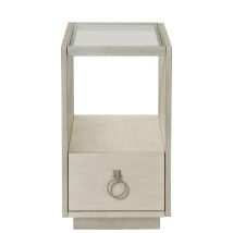 Riverside Furniture 50212 Maisie - Chairside Table - Champagne