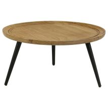 CoasterEssence 736108 Zoe - Round Mango Wood Coffee Table - Natural