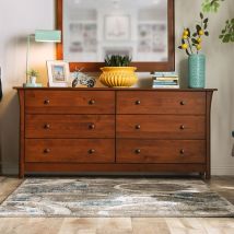 Furniture of America FOA7603D-6D Keizer - 6 Drawer Dresser - Dark Cherry