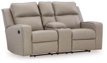 Ashley Furniture 6330794 Lavenhorne - Dbl Rec Loveseat W/Console - Pebble