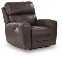 Ashley Furniture PCU6450613 Crossplex - Power Recliner / Adjustable Headrest - Smoke