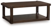 Ashley Furniture T656-1 Breckington - Rectangle Cocktail Table - Dark Brown