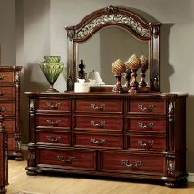 Furniture of America CM7587D Arthur - Dresser - Brown Cherry