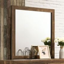 Furniture of America CM7912M Wentworth - Mirror - Light Walnut