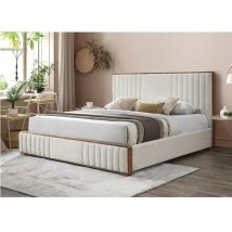 ACME BD02467EK Kaleea - Eastern King Bed - Beige & Walnut