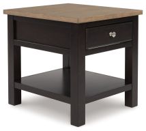 Ashley Furniture T734-3 Drazmine - Rectangular End Table - Brown