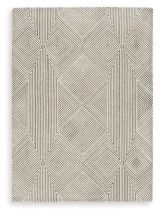 Ashley Furniture R406802 Jadott - 5' x 7' Rug - Beige / Brown