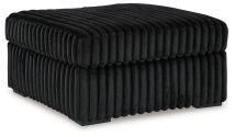 Ashley Furniture 9810308 Midnight-Madness - Oversized Accent Ottoman - Onyx