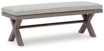 Signature Design by Ashley® P564-600 Hillside Barn - Gray / Brown - Bench With Cushion