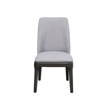 ACME 73172 Madan - Side Chair (Set of 2) - Light Gray Linen & Gray Oak