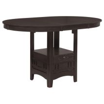 CoasterEveryday 102888 Lavon - Oval Extension Counter Dining Table - Espresso