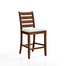 New Classic D1652B-22 New Classic D1652B-22 Pascal - Ladderback Counter Chair (Set of 2) - Walnut